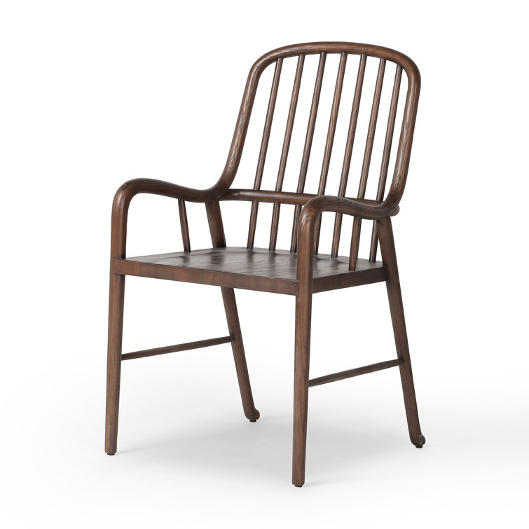 Drifted Oak Tall Spindle Back Arm Chair