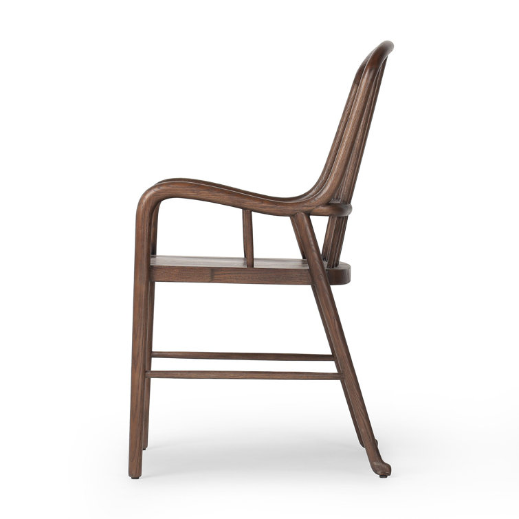 Drifted Oak Tall Spindle Back Arm Chair