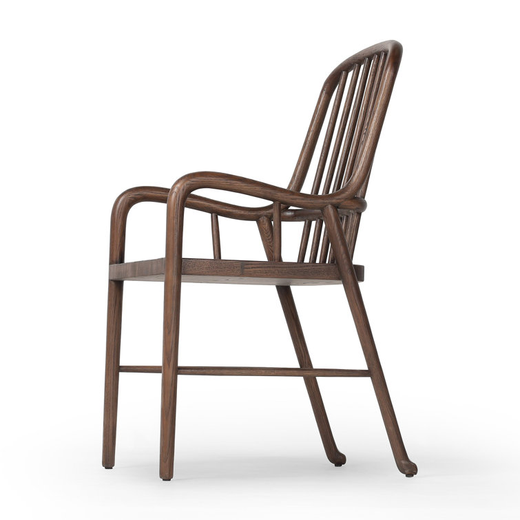 Drifted Oak Tall Spindle Back Arm Chair