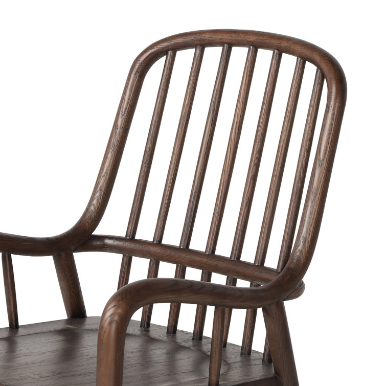 Drifted Oak Tall Spindle Back Arm Chair