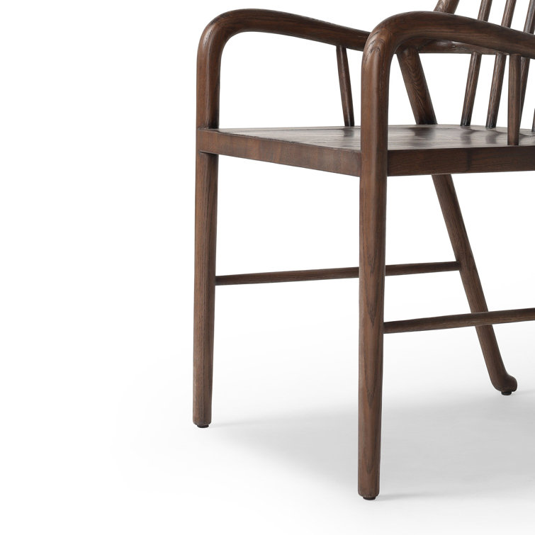 Drifted Oak Tall Spindle Back Arm Chair