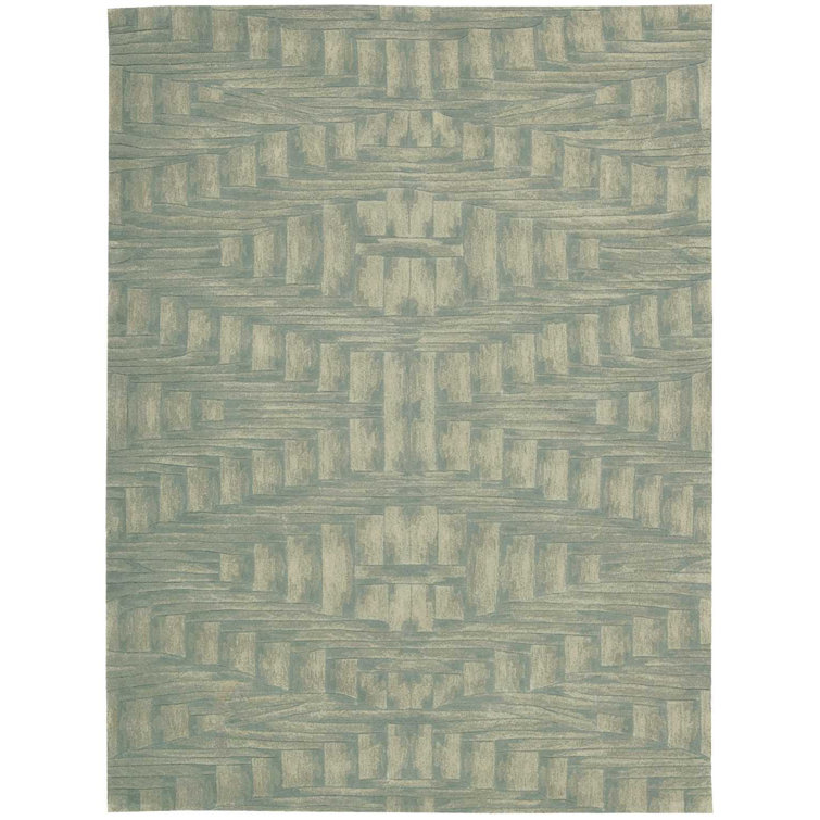 Handmade Abstract Wool Tufted Runner Rug