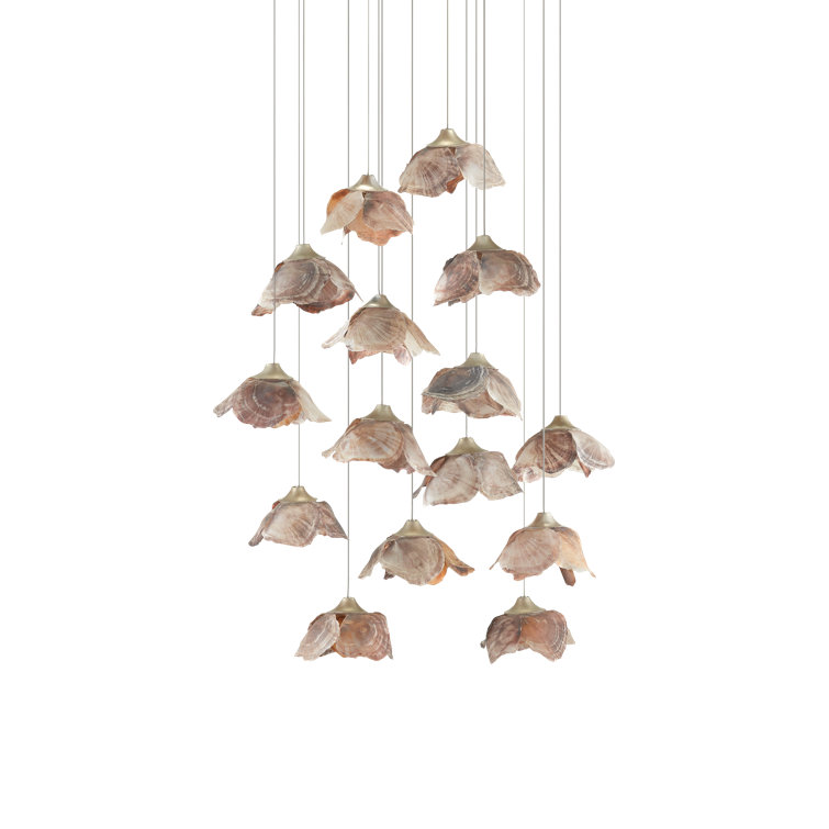 Catrice Silver Capiz Shell 15-Light Pendant