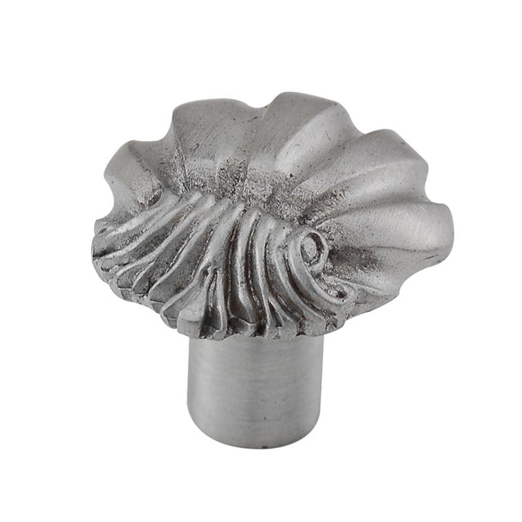 Satin Nickel Seashell Novelty Cabinet Knob