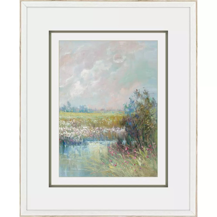 Sarah Lang Pastel Spring Landscape Canvas Wall Art Set