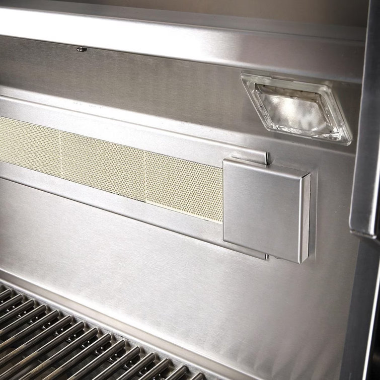 Artisan 42 Inch Stainless Steel Natural Gas Grill with Rotisserie