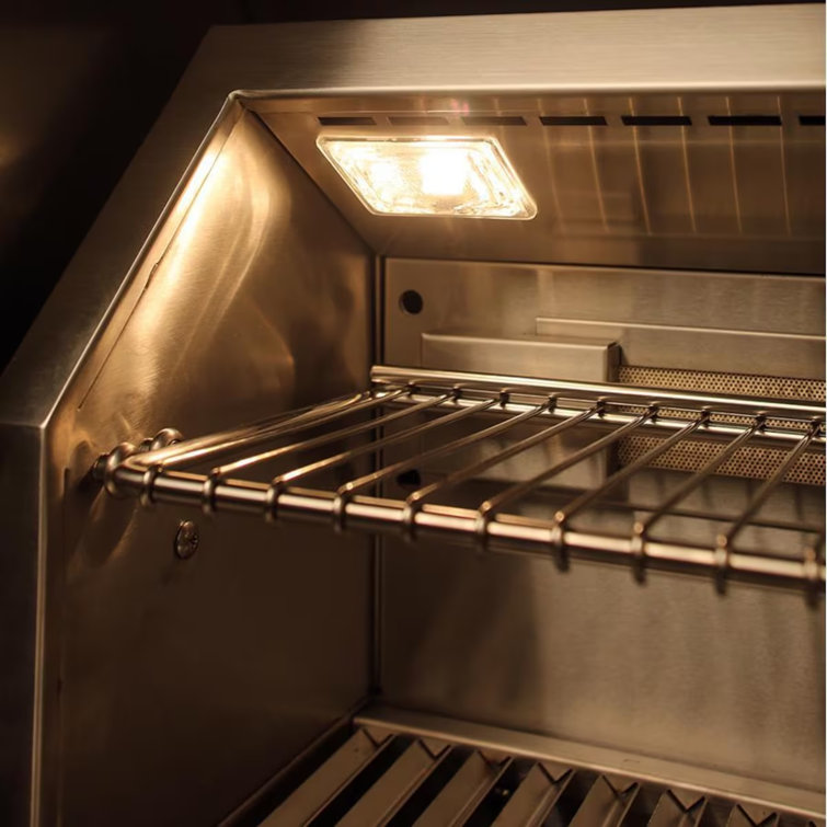 Artisan 42 Inch Stainless Steel Natural Gas Grill with Rotisserie