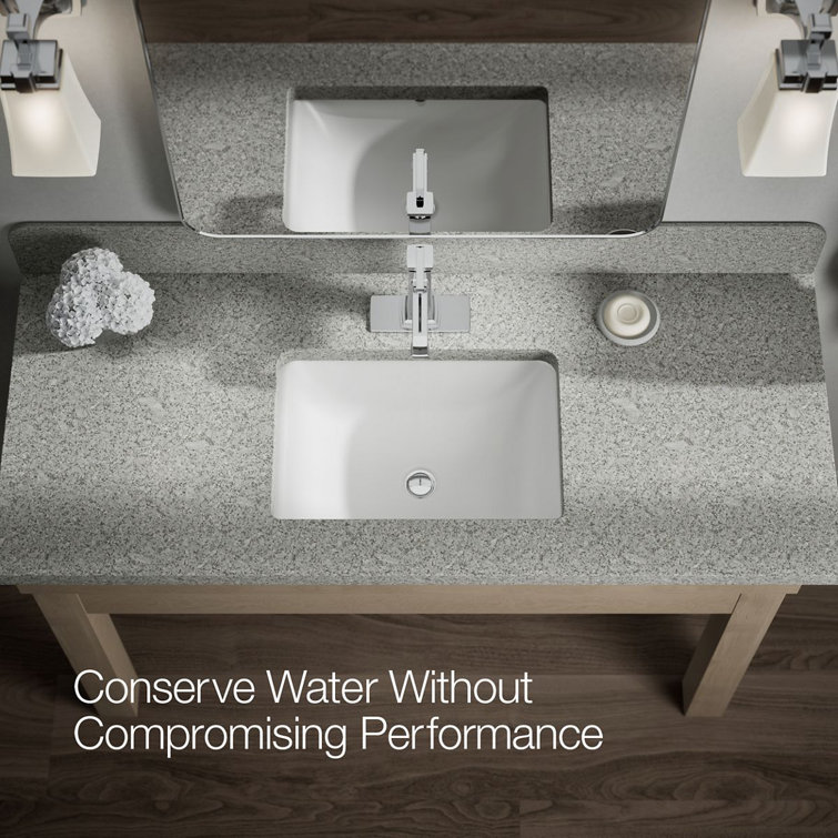 Riff Polished Chrome Single-Handle Bathroom Sink Faucet with Clicker Drain