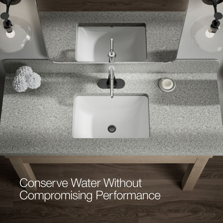 Tone Midcentury Modern Single-Handle Chrome & Matte Black Bathroom Faucet