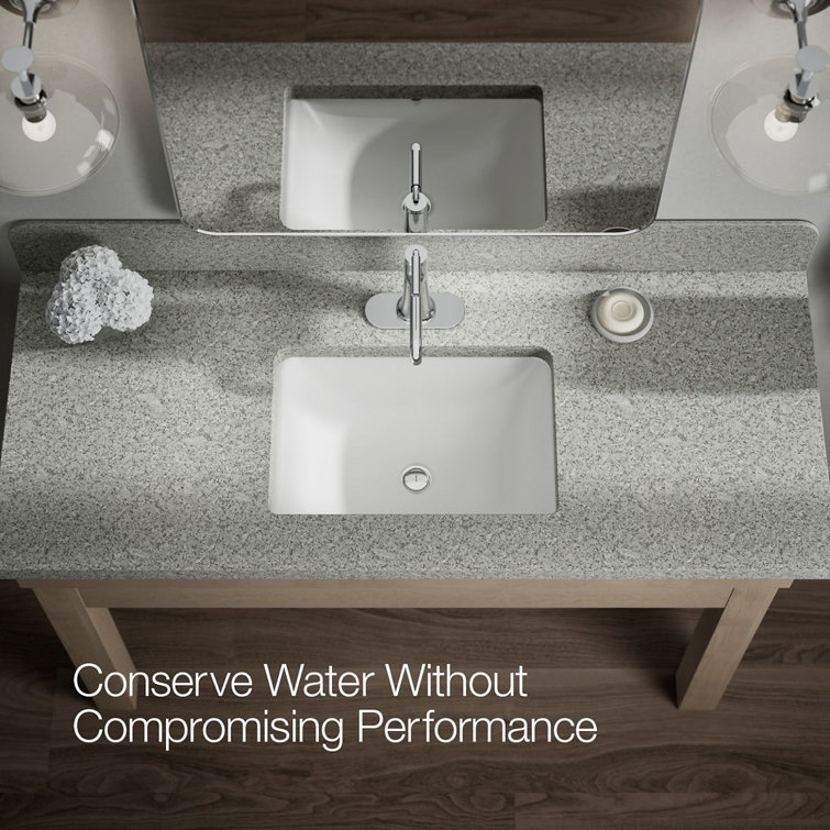 Polished Chrome Single-Handle Bathroom Sink Faucet