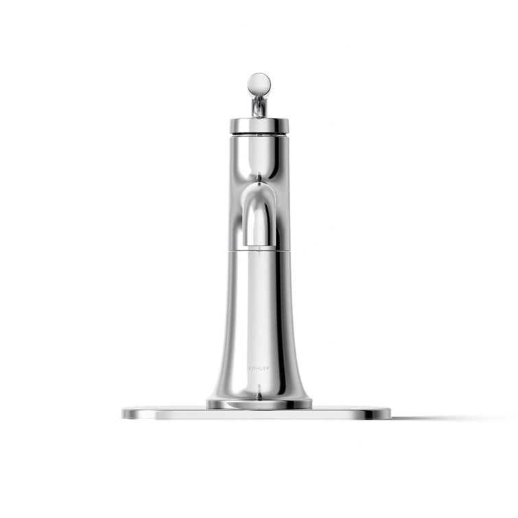 Polished Chrome Single-Handle Bathroom Sink Faucet