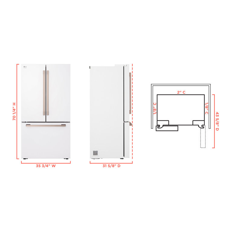 Stainless Steel 27 Cu. Ft. Smart French Door Refrigerator
