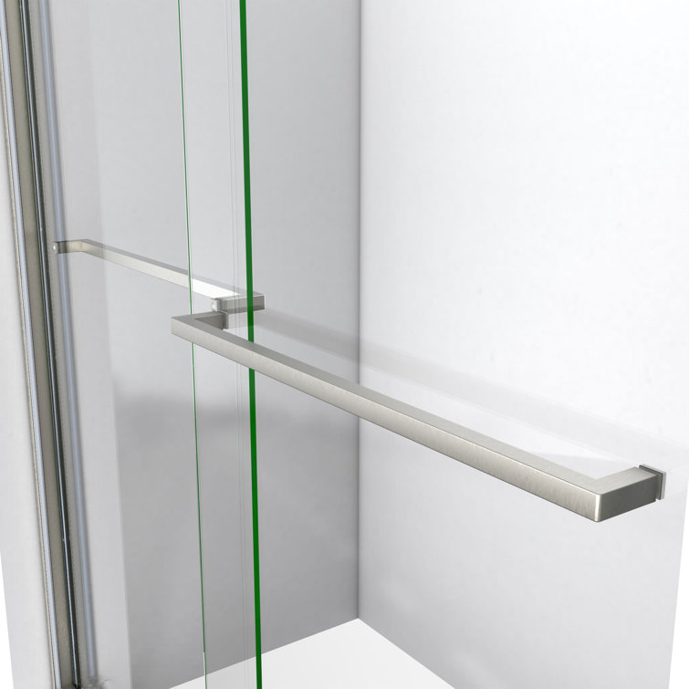 Sapphire 56-60" Brushed Nickel Semi-Frameless Sliding Shower Door