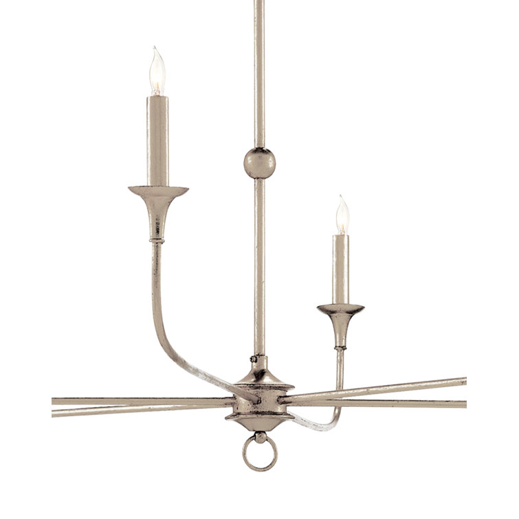 Champagne Bronze 6-Light Candle Chandelier