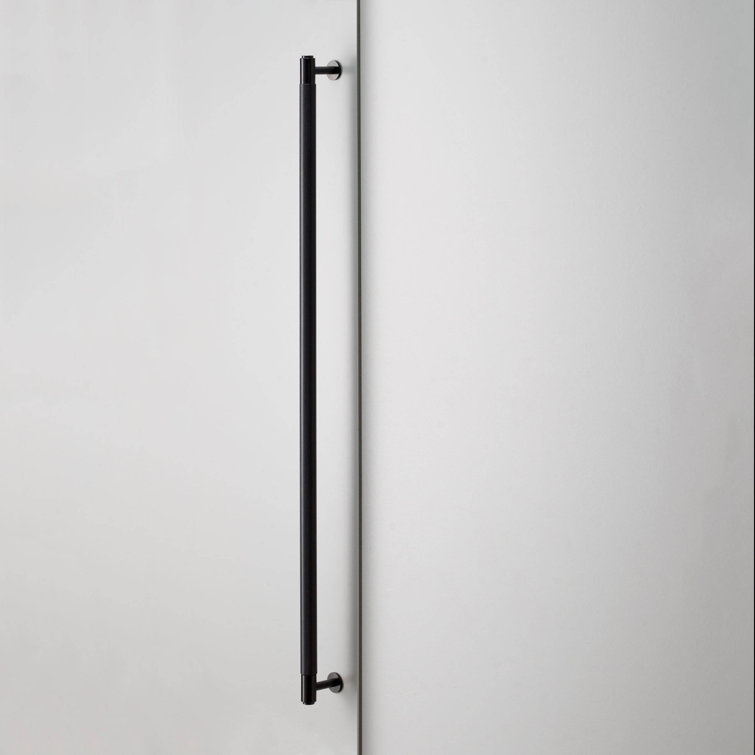 Buster + Punch 29.9 inch Black Cross Knurl Closet Bar