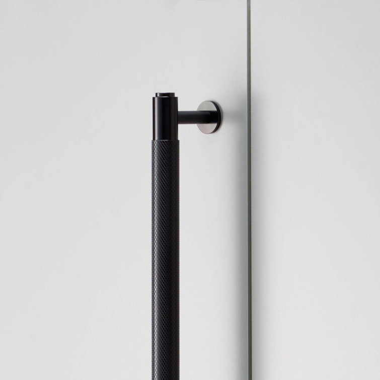 Buster + Punch 29.9 inch Black Cross Knurl Closet Bar