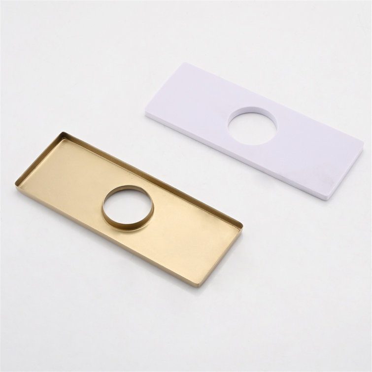 Brushed Gold Stainless Steel Single Handle Bathroom Faucet