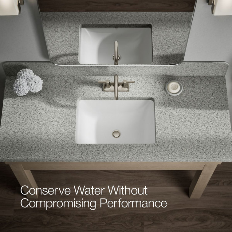 Vibrant Brushed Nickel Centerset Bathroom Faucet with Lever Handles
