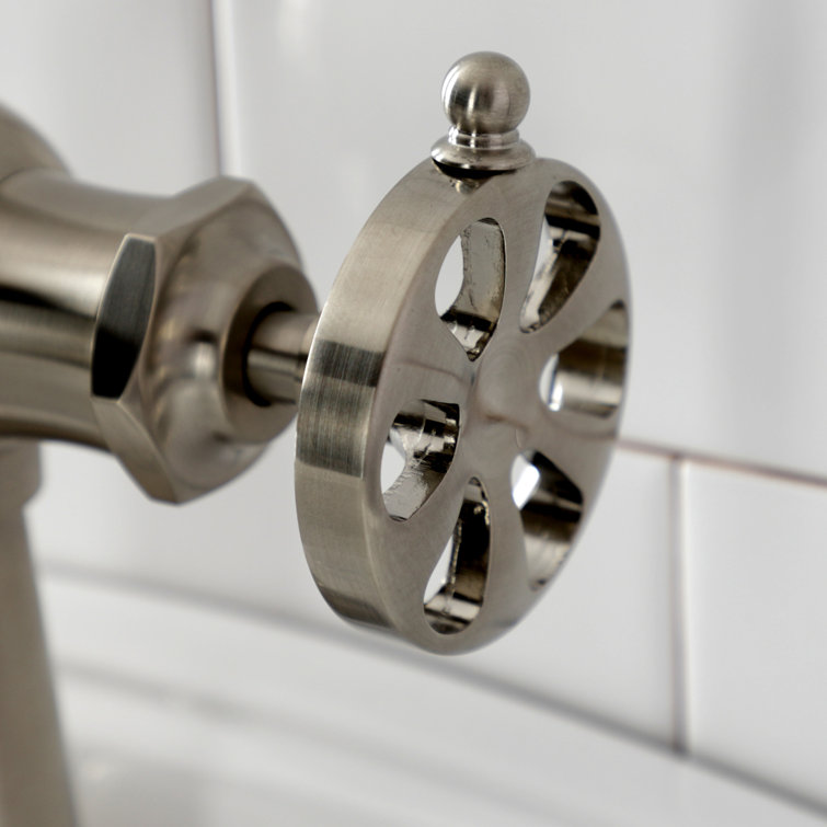 Belknap Traditional Single-Hole Bathroom Faucet in Brushed Nickel