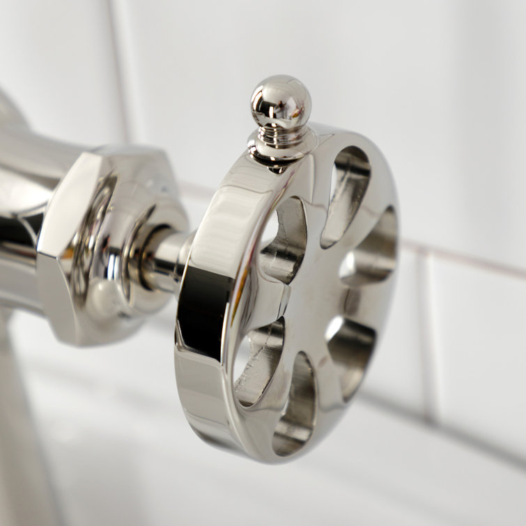 Belknap Polished Nickel Single-Hole Traditional Bathroom Faucet