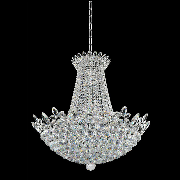 Treviso Empire Crystal Chrome 21-Light Chandelier