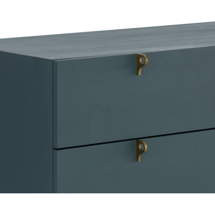 Celine Transitional 3-Drawer White Dresser