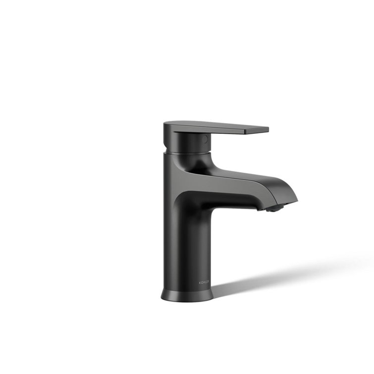 Matte Black Traditional Single-Handle Deck Mounted Bathroom Sink Faucet