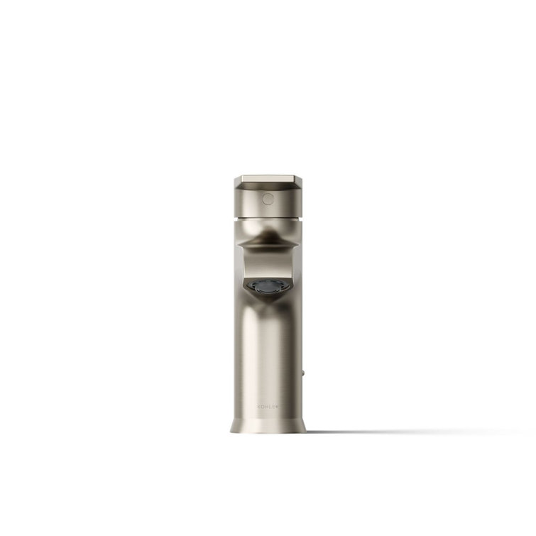 Hint Vibrant Brushed Nickel Single-Handle Low-Arc Bathroom Faucet