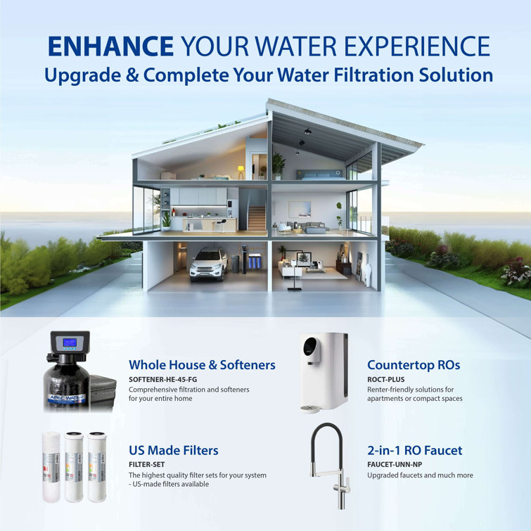 APEC 75 GPD 6-Stage Alkaline Mineral Reverse Osmosis Water Filtration System