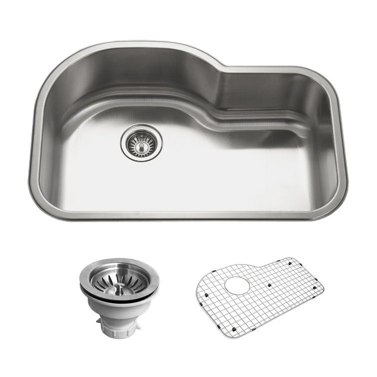 Belleo 31.5'' Drop-In Single Bowl Stainless Steel Kitchen Sink