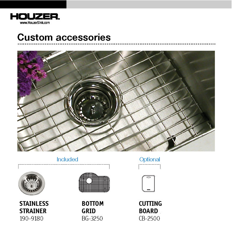 Belleo 31.5'' Drop-In Single Bowl Stainless Steel Kitchen Sink
