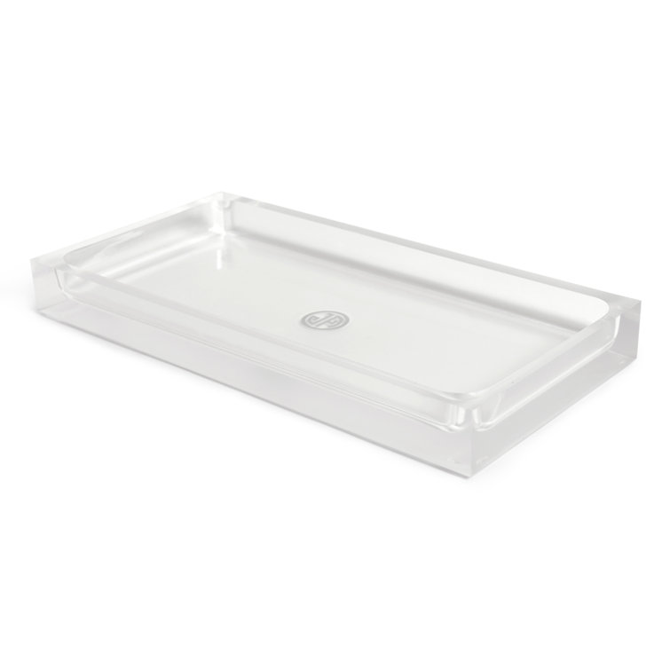 Clear Acrylic Freestanding Hollywood Tray