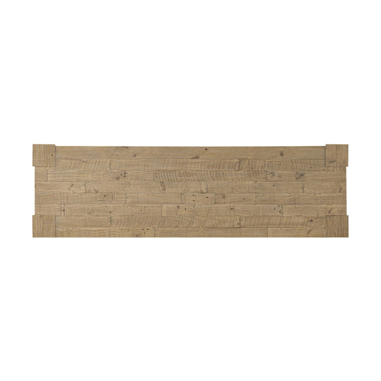 Blonde Pine Double Dresser with Metal Glide Drawers