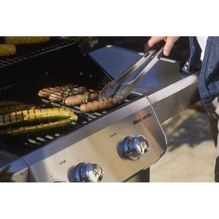 Mesa 2-Burner Stainless Steel Propane Gas Grill with LED Controls