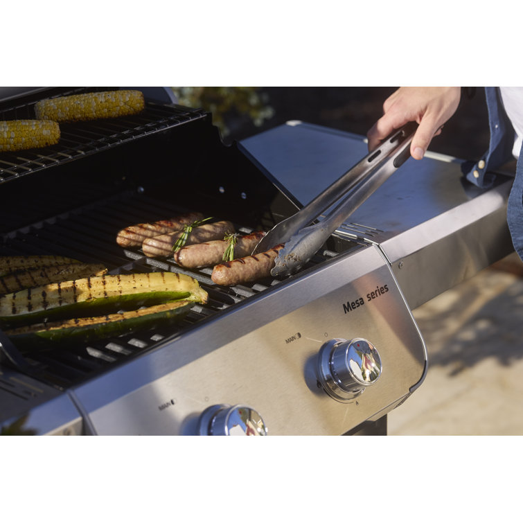 Mesa 2-Burner Stainless Steel Propane Gas Grill with LED Controls