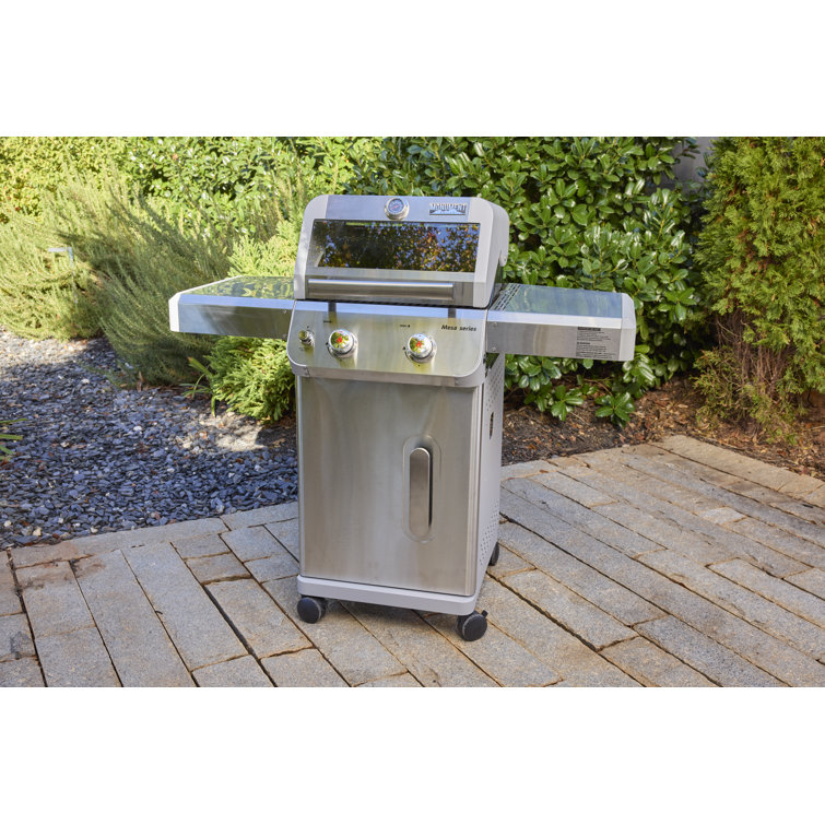 Mesa 2-Burner Stainless Steel Propane Gas Grill with LED Controls