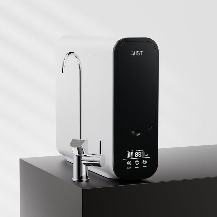 Mist Black and White Tankless Under-Sink Water Filter System