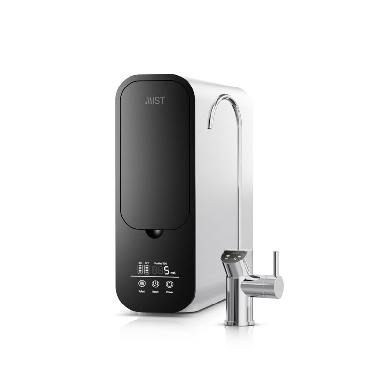 Mist Black and White Tankless Under-Sink Water Filter System