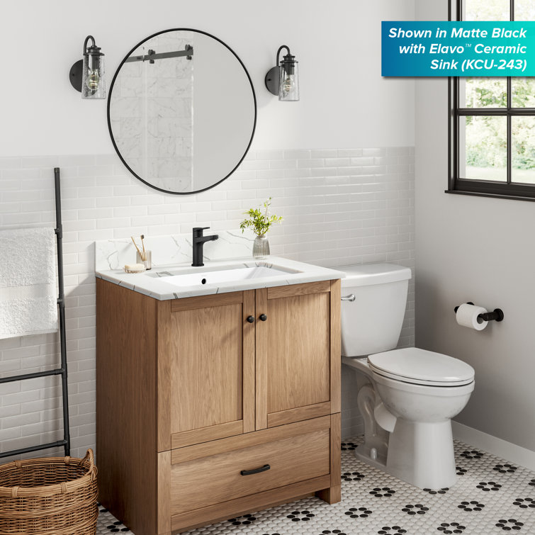 Indy Chrome Single Handle Bathroom Faucet with Pop Up Drain
