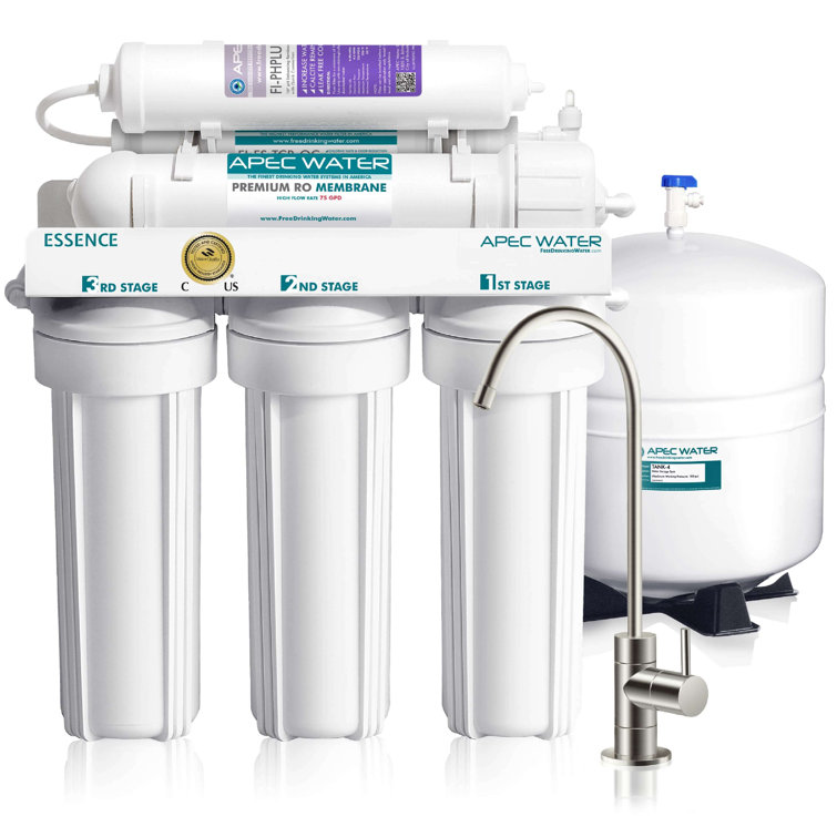 APEC 75 GPD 6-Stage Alkaline Mineral Reverse Osmosis Water Filtration System