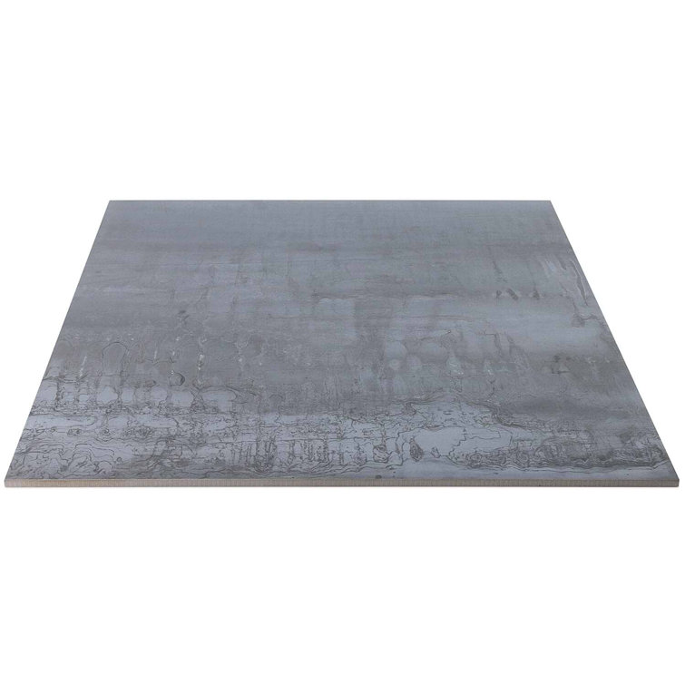 Large Format Light Gray Matte Porcelain Square Tile