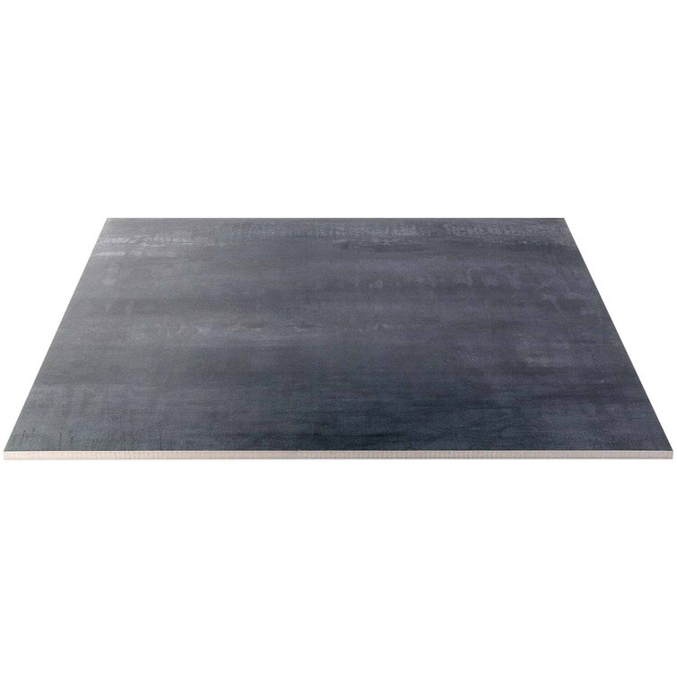 Large Format Dark Gray Matte Porcelain Floor and Wall Tile