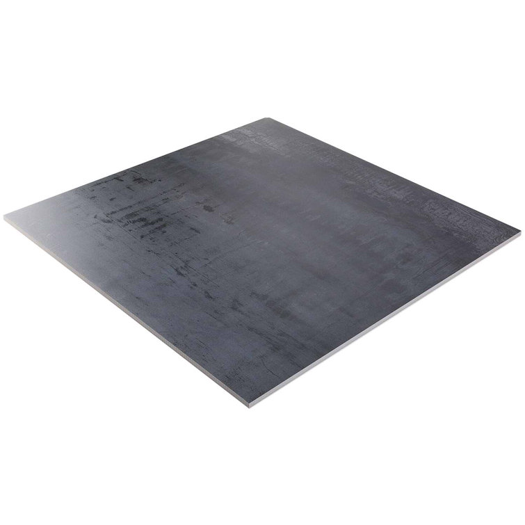 Large Format Dark Gray Matte Porcelain Floor and Wall Tile