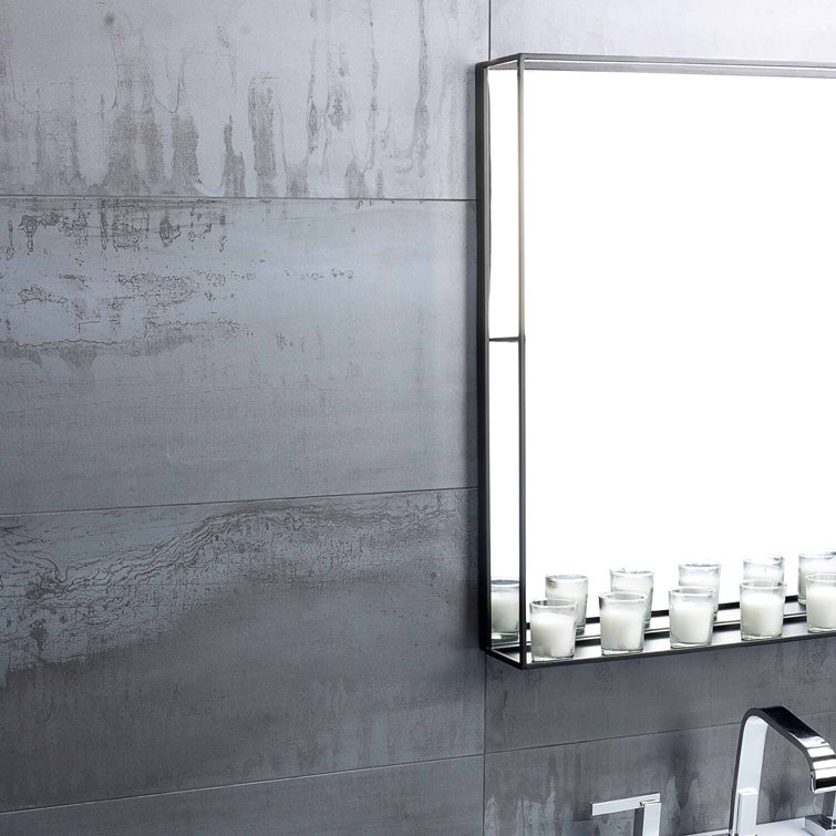Aspire 12" x 24" Gray Matte Porcelain Wall & Floor Tile