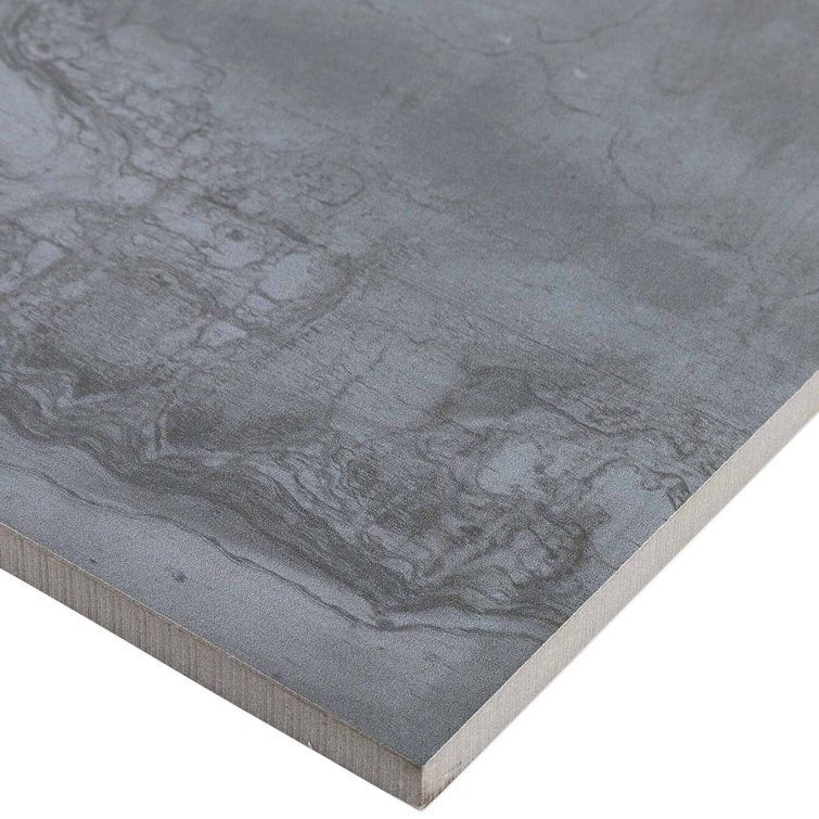 Large Format Light Gray Matte Porcelain Square Tile