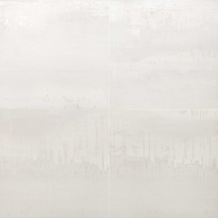 Large Format Light Silver Matte Porcelain Floor and Wall Tile