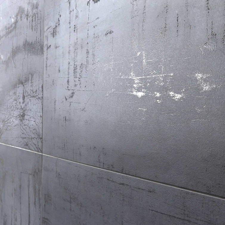 Large Format Light Gray Matte Porcelain Square Tile