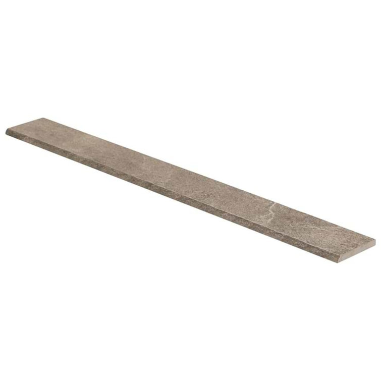 Monolith Caramel Brown Matte Porcelain Bullnose Trim