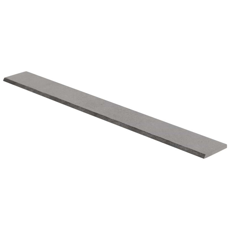 Monolith Silver Gray 3x24 Matte Porcelain Waterproof Tile Trim
