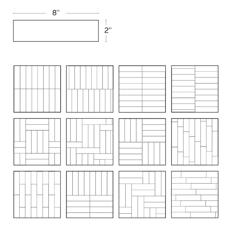 Orion White Glossy Ceramic Subway Wall Tile 2" x 8"